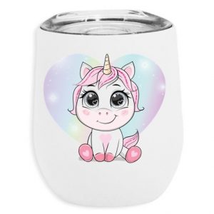 Vaso térmico unicornio bebé blanco de 355 ml